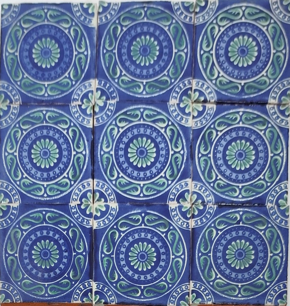 Azulejo Talavera Artesanal Decorado modelo 091