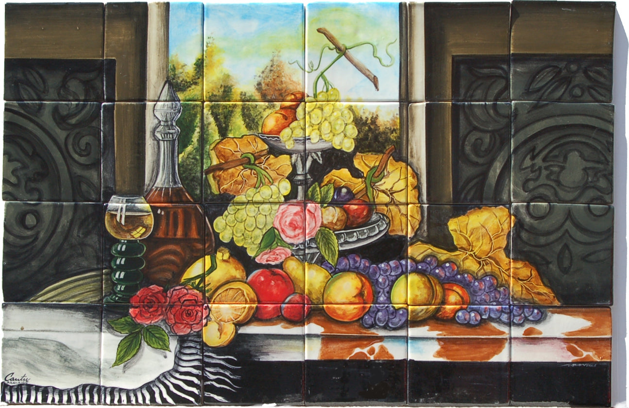 European Still Life Mural 24 Pcs
