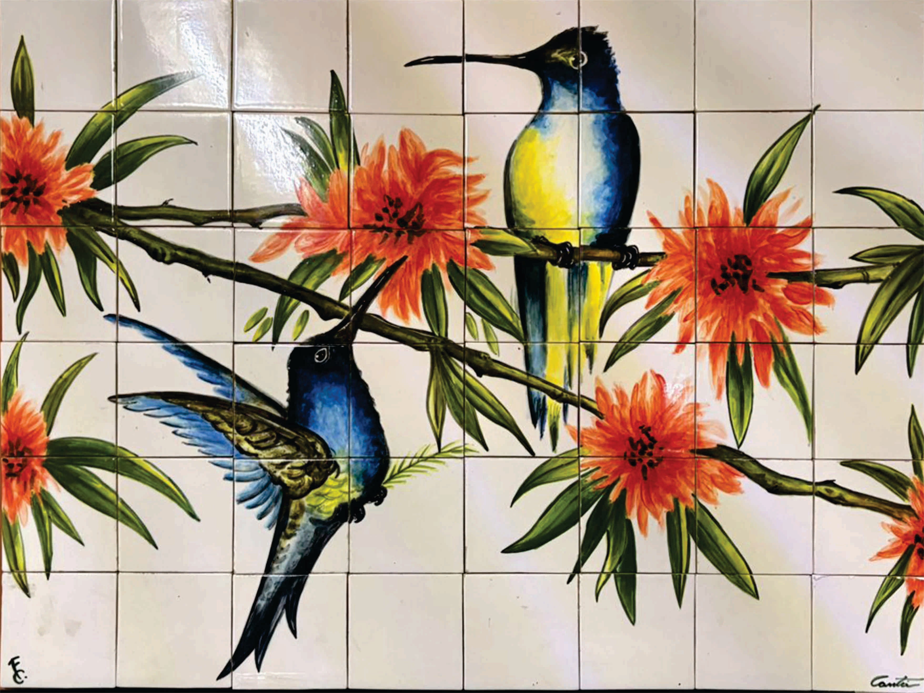 Little Birds Mural 48 pcs