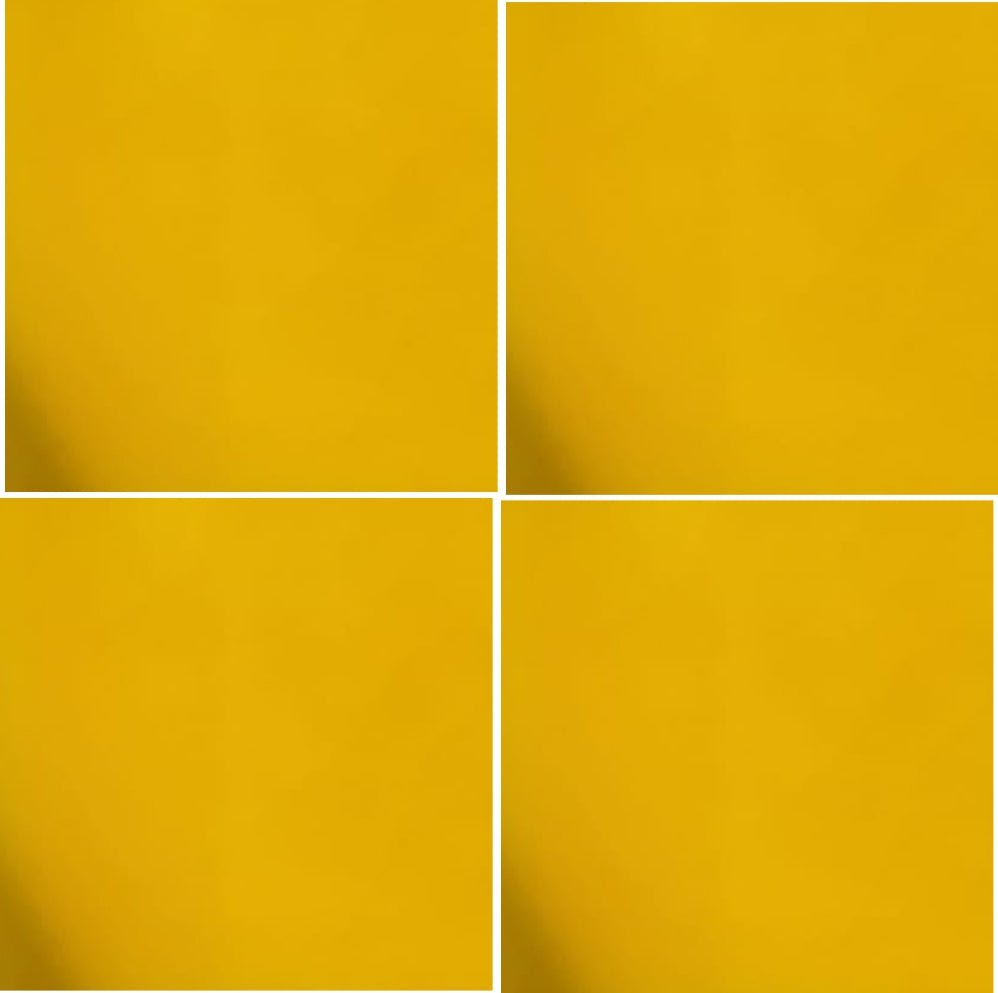 Azulejo Liso Artesanal Amarillo Mango Deslavado