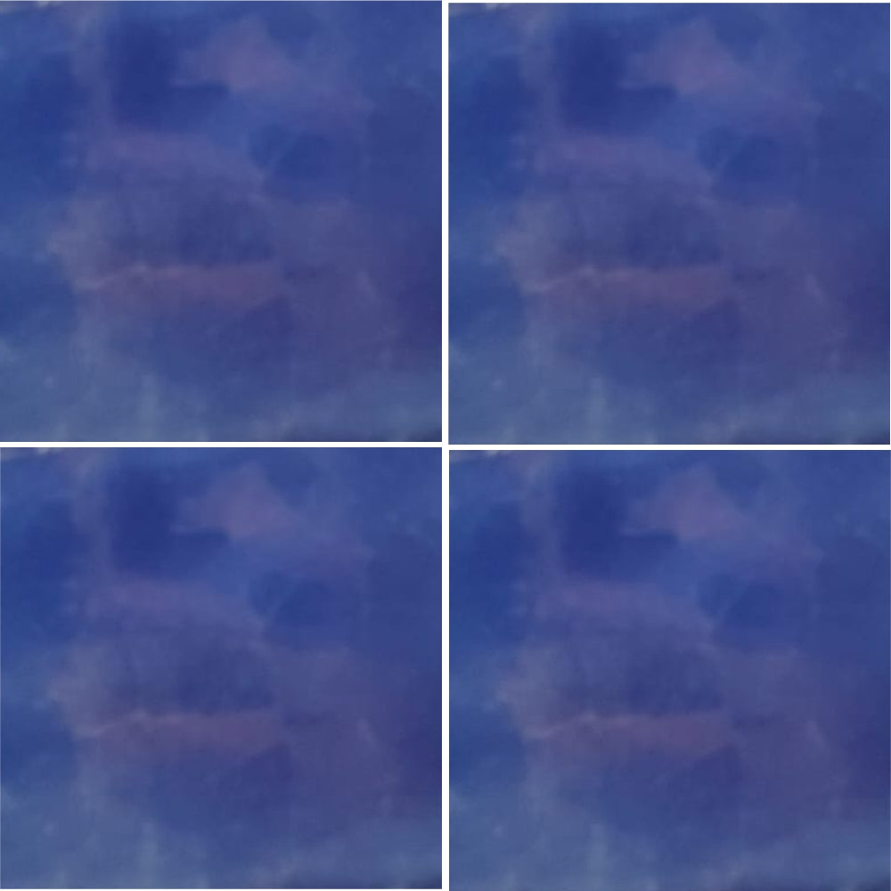 Azulejo Liso Artesanal Azul Ne Deslavado