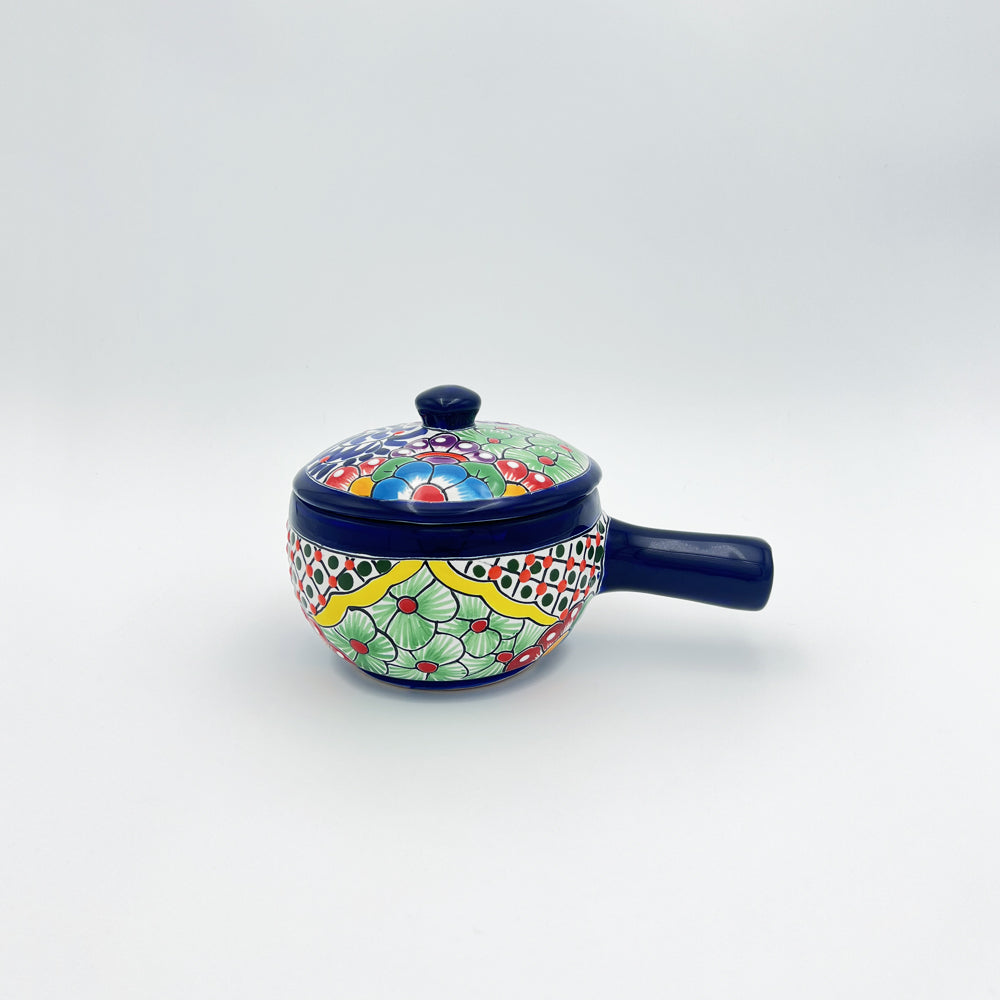 Salsero con tapa Talavera Colores