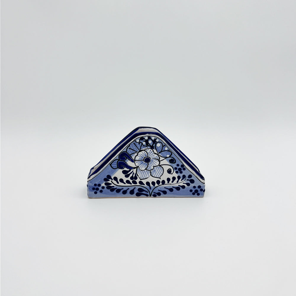 Servilletero Vajilla Talavera Azul