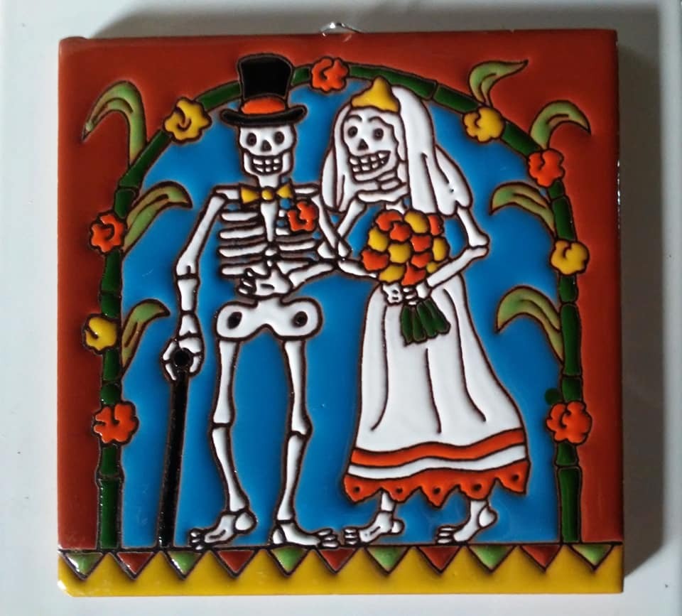 Azulejo Relieve Catrina Boda