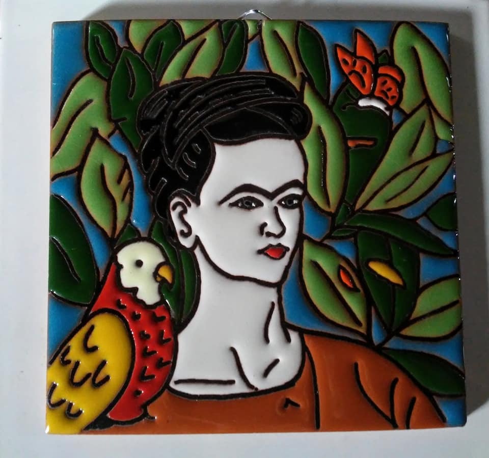 Azulejo Relieve Catrina Frida