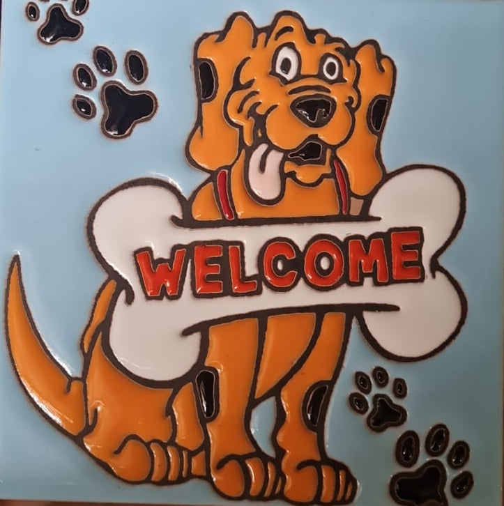 Azulejo Relieve Mascota Hueso