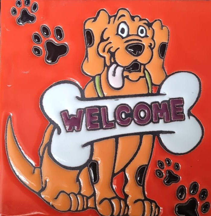 Azulejo Relieve Mascota Hueso