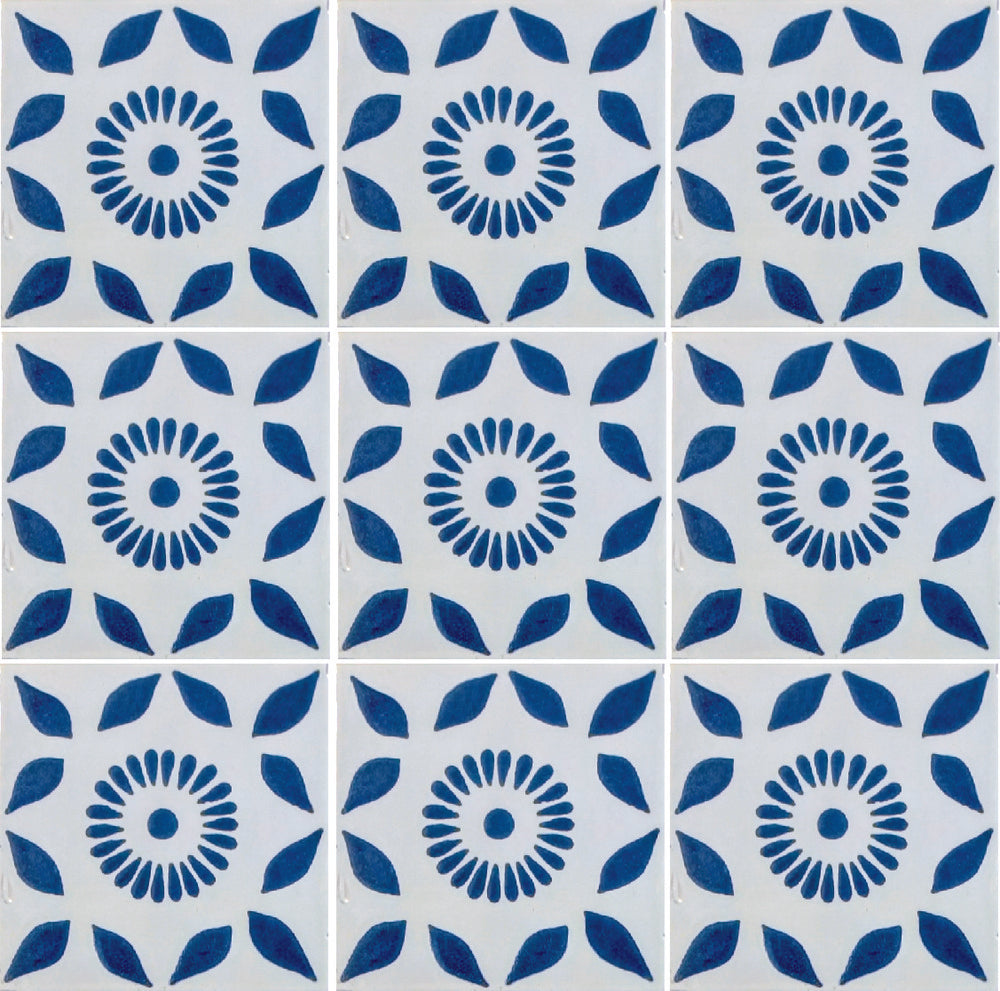 Azulejo Talavera Artesanal Decorado modelo 043