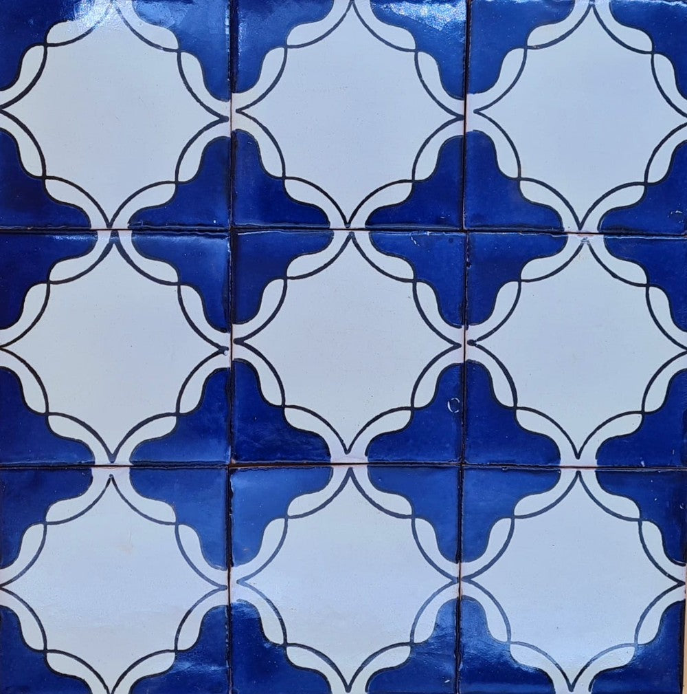 Azulejo Talavera Artesanal Decorado modelo 054