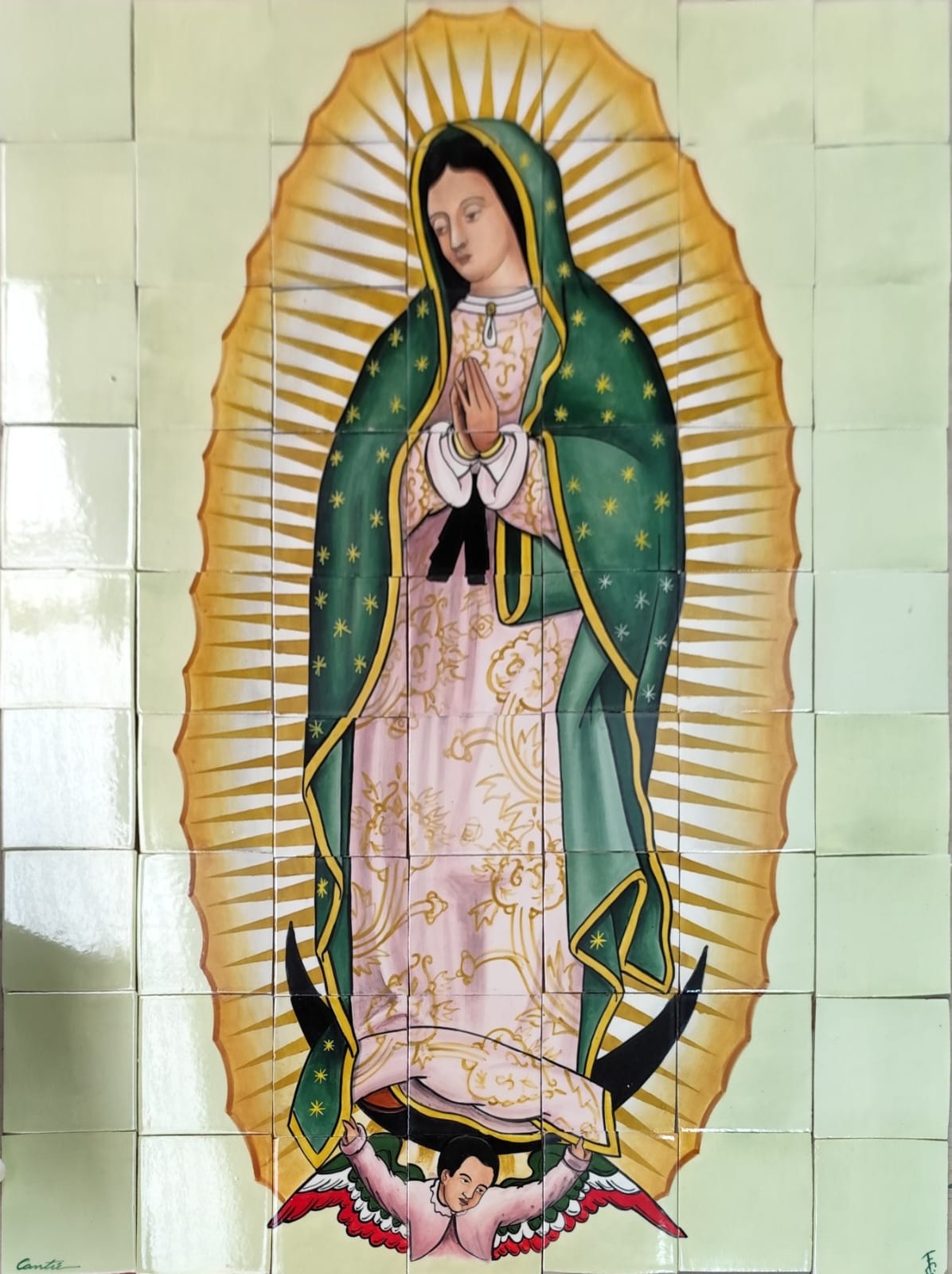 Mural Virgen de Guadalupe 63 pz