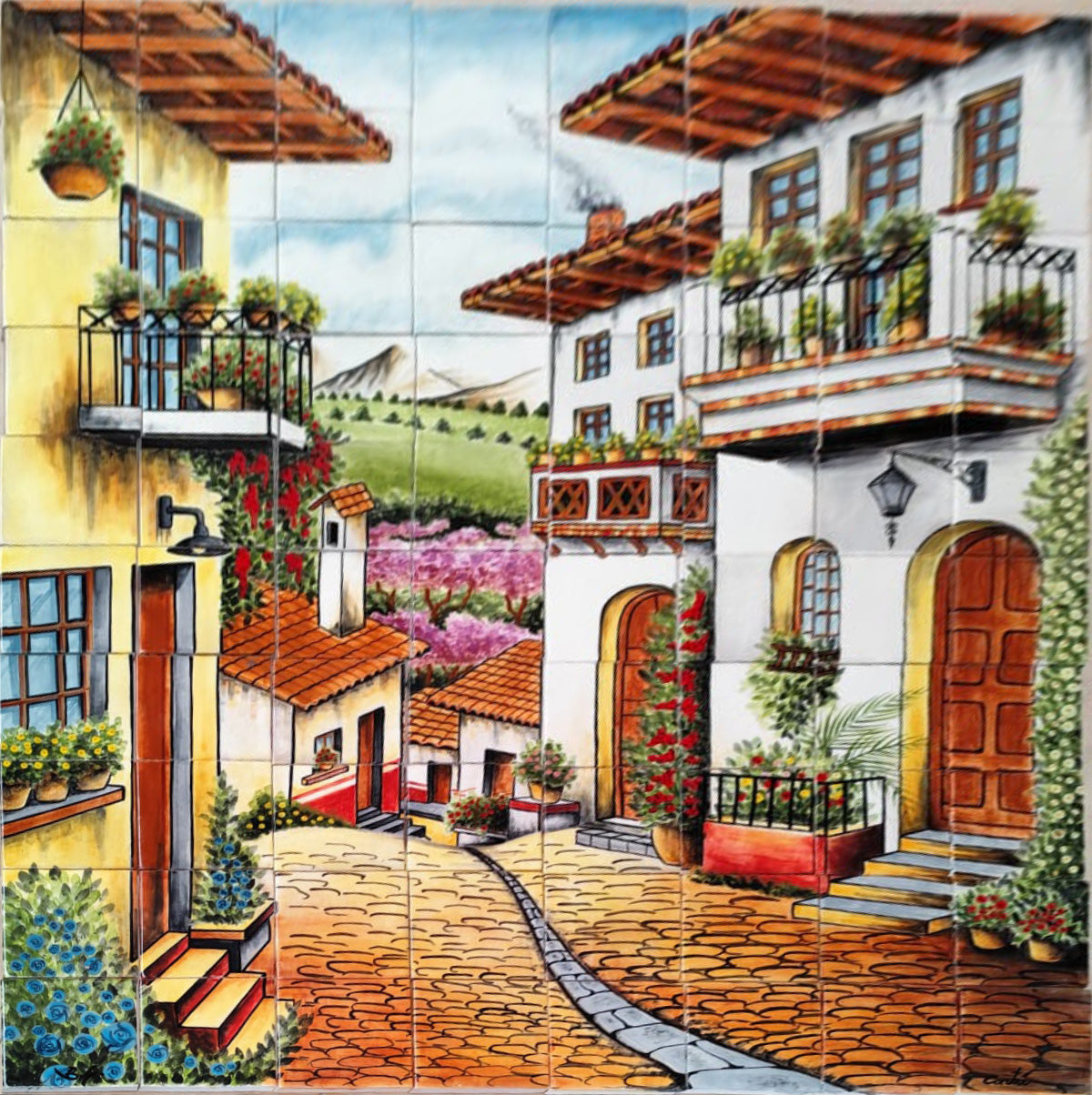 Mural Callejon de las Flores 80 pz