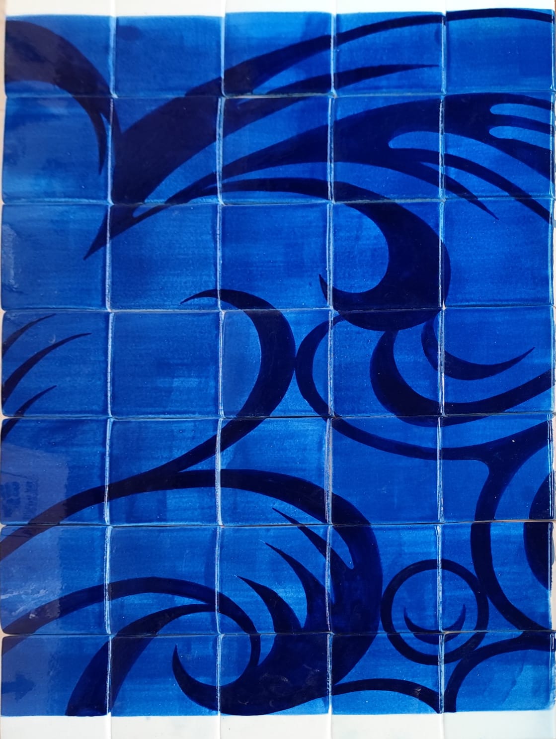 Mural oferta lineas azules 30 pz