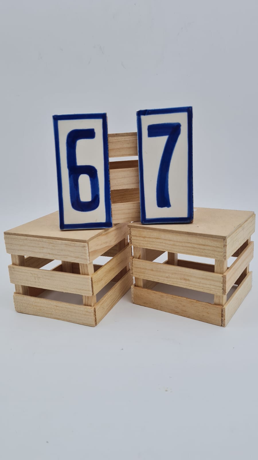 Numero 5 x 10 cm