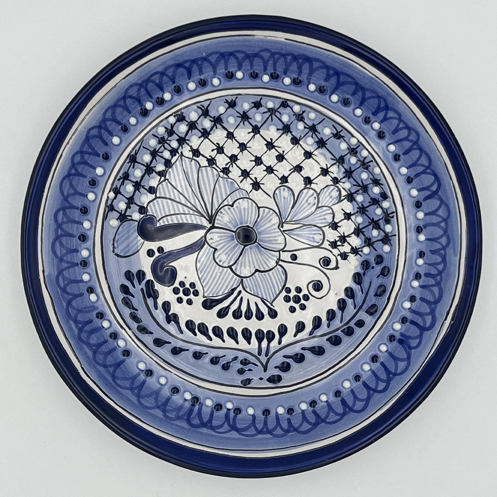 Plato Base Talavera Azul