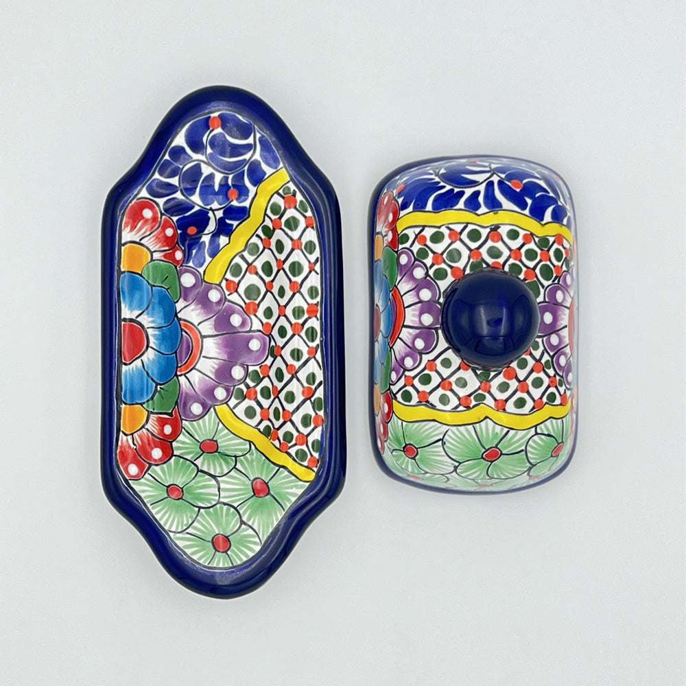 Mantequillera Talavera Colores