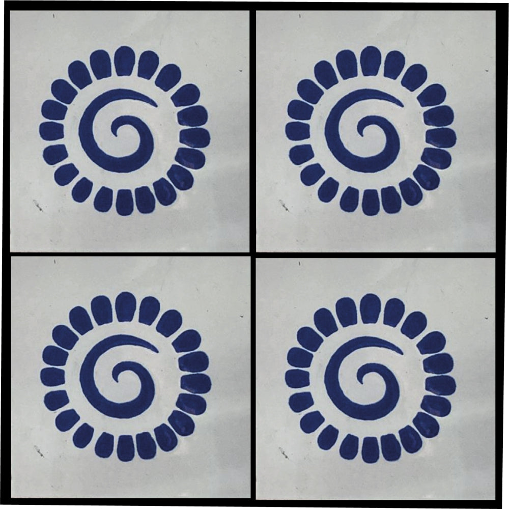 Azulejo Talavera Artesanal Decorado modelo 032