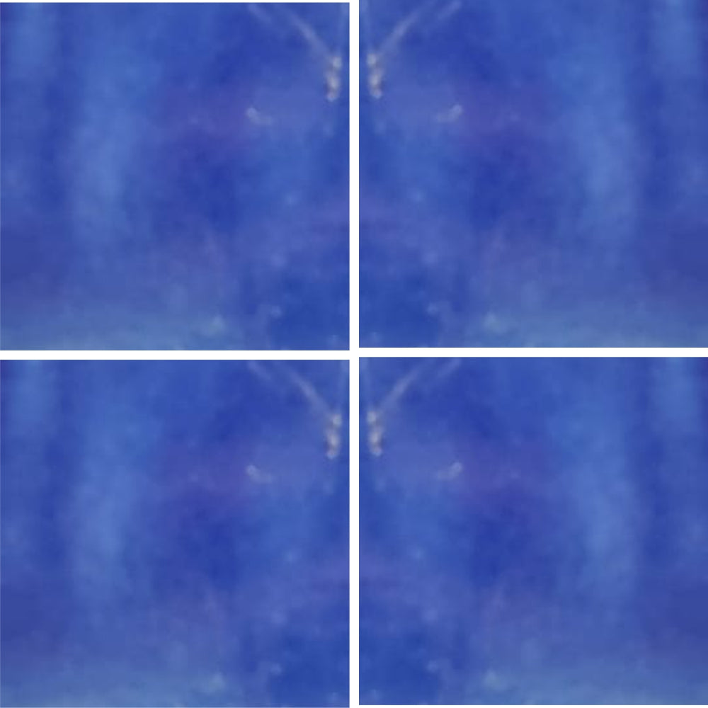 Azulejo Liso Artesanal Azul Medio Liso