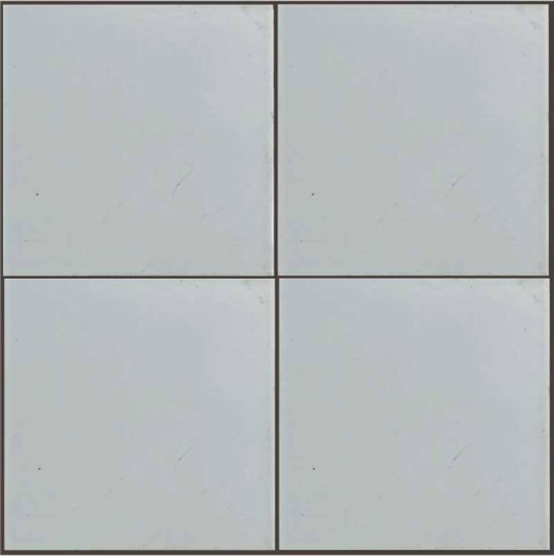 Azulejo Liso Artesanal Blanco Blanco