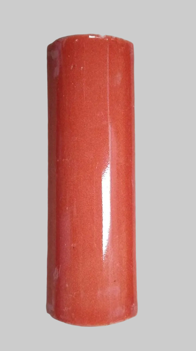 complemento media caña rojo naranja claro
