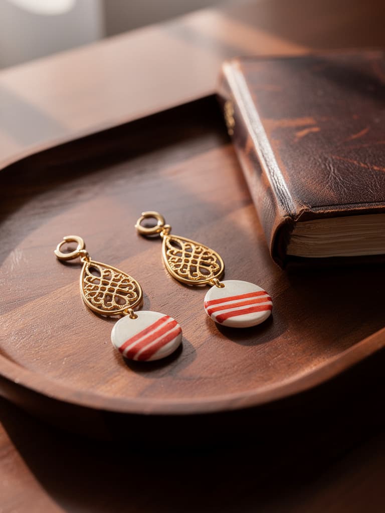 Joyeria Aretes Rosso