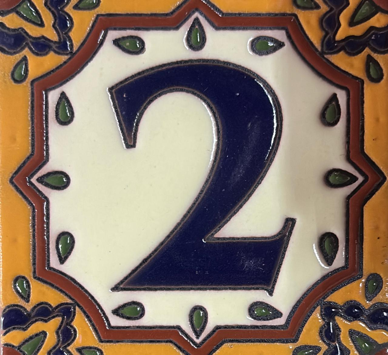 Numero Relieve 10x10 cm