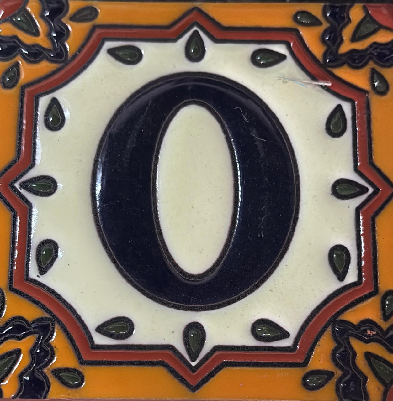 Numero Relieve 10x10 cm