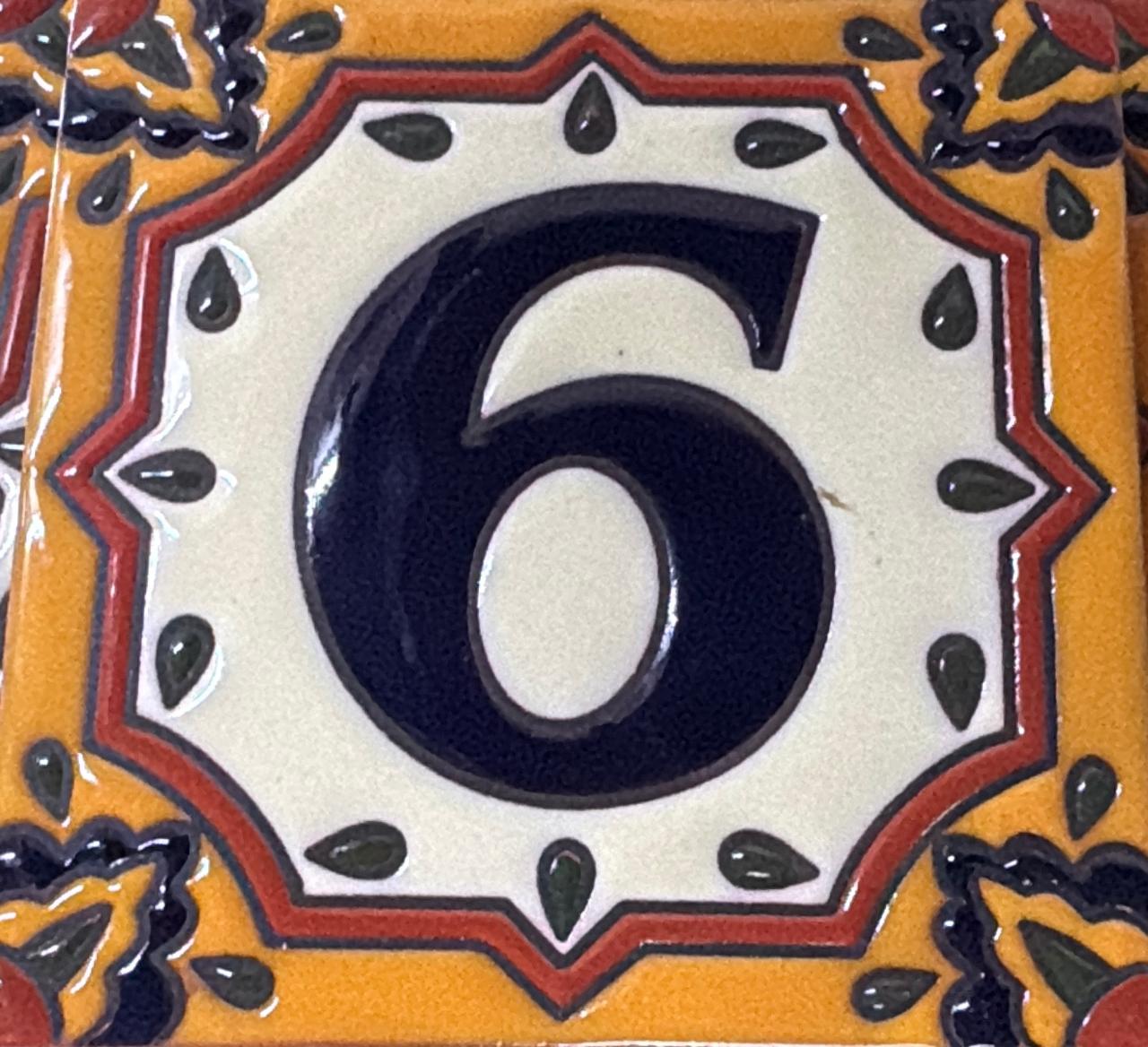 Numero Relieve 10x10 cm