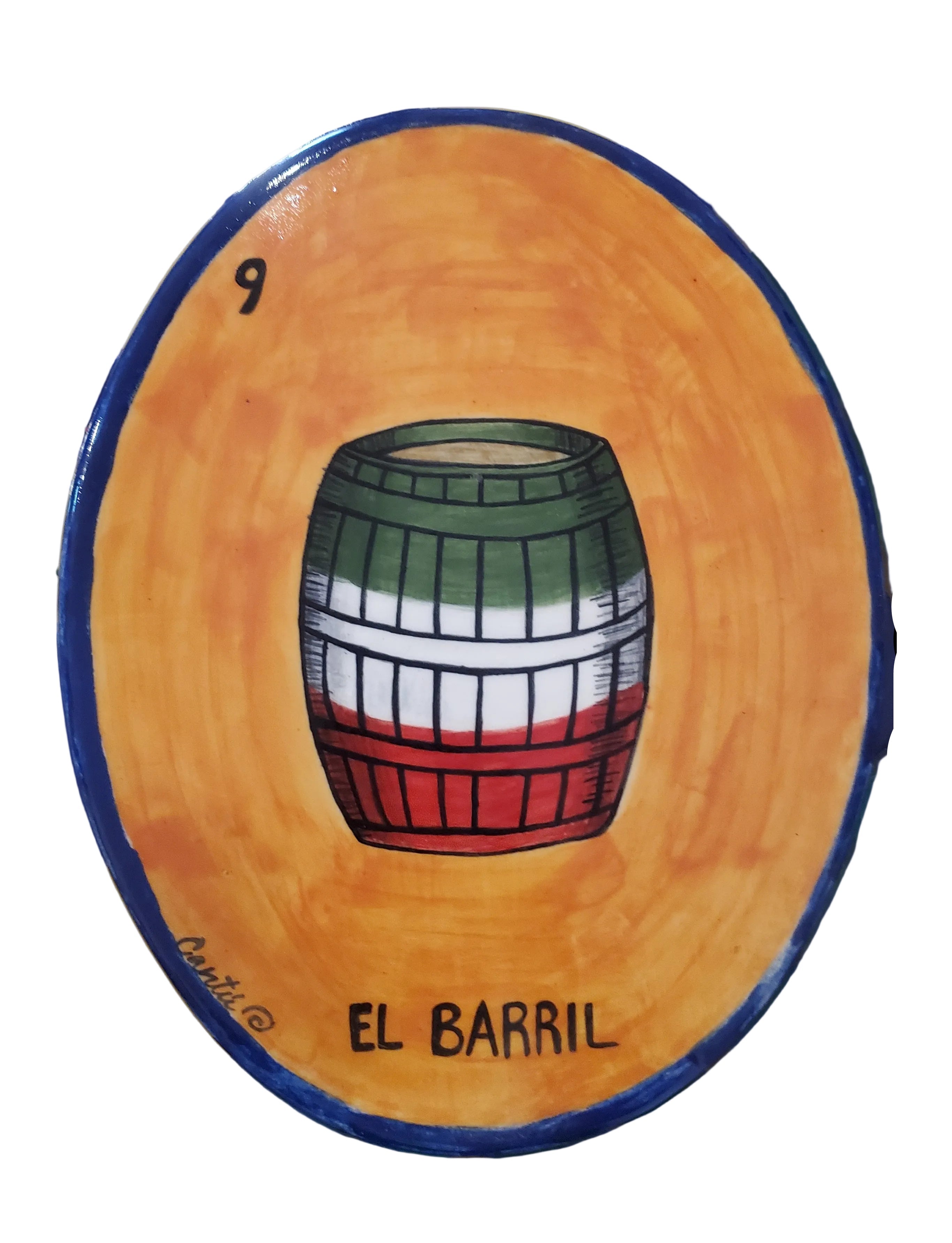 Placa Decoración Lotería el Barril