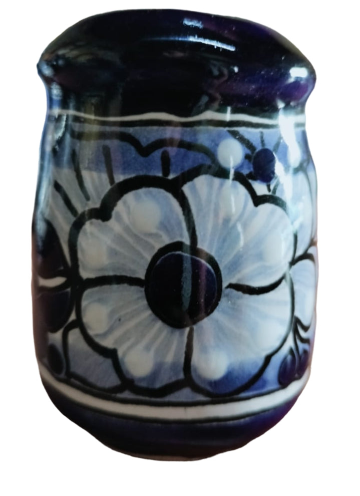Vajilla Talavera azul pimientero decorado